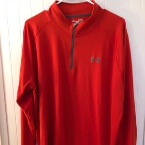 Under Armour Shirts - Mens 1/4 zip loose-fitting Under-armor sweatshirt Under Armour Shirts - Mens 1/4 zip loose-fitting Under-armor sweatshirt